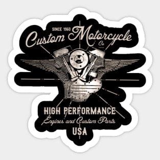 Custom Motorcycles Sticker